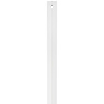 Fan Downrod 0.5 Inch Diameter - White