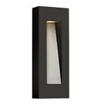 Luna Rectangle Outdoor Wall Light - Satin Black