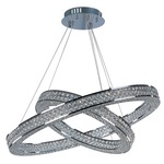 Eternity 39777 Pendant - Polished Chrome / Crystal