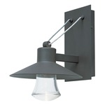 Civic Outdoor Wall Light - Architectural Bronze / Clear