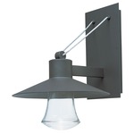 Civic Outdoor Wall Light - Architectural Bronze / Clear