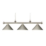 Casual Traditions Linear Chandelier - Satin Nickel
