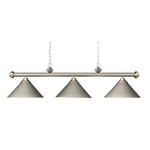 Casual Traditions Linear Chandelier - Satin Nickel