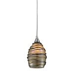 Vines Pendant - Satin Nickel