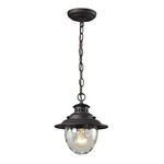 Searsport Outdoor Pendant - Weathered Charcoal