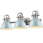 Duncan Bathroom Vanity Light - Pewter / Seafom