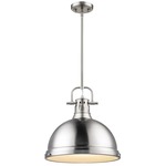 Duncan Downrod Pendant - Pewter / Pewter