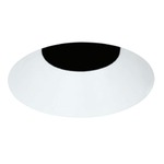Element 3 Inch Round Flangeless Bevel Trim - White / No Lens