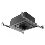 Element 3IN SQ Flangeless Downlight New Construction Housing - Black