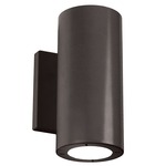 Vessel Outdoor Up/Down Wall Sconce - Bronze / Silk Screened