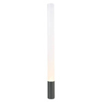 Elise Floor Lamp - Black / Frosted