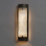 Luz Azul 11197 Wall Light - Black / White Swirl