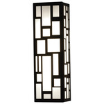 Genesis Geo Wall Sconce - Black / Opal