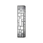 Genesis Geo Wall Sconce - Chrome / Opal