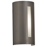 Basics Slit Outdoor Wall Sconce - Cast Bronze / Opal