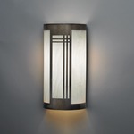 Cygnet 2020 Wall Light - Cast Bronze / White Swirl