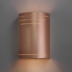 Luz Azul 8801 Outdoor Wall Light - Cast Bronze