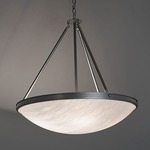Compass 9925 Pendant - Black / White Swirl