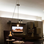 Tiramisu Pulley Floor Lamp - Floor Model - Black