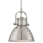 Dome Pendant - Polished Nickel