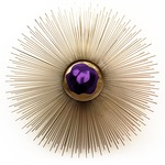 Brilliance Wall Sconce - Gold / Purple
