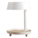 Carry Table Lamp - Discontinued Model - Matte White / Beech Wood