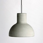 Castle Bell Pendant - White / Concrete