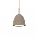 Castle Mini Pendant - White / Concrete