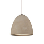 Castle Pendant - Chrome / Concrete