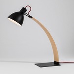Laito Table Lamp - Wood / Matte Black