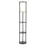 Stewart Floor Lamp - Black / White
