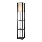 Titan Floor Lamp - Black / Off White