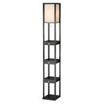 Murray Floor Lamp - Black / Off White