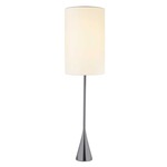 Bella Table Lamp - Chrome / White