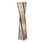 Stix Floor Lantern - Black / Beige
