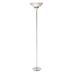 Metropolis Floor Lamp - Chrome / Frosted