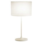 Oslo Table Lamp - White / White Linen