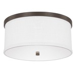 Midtown Ceiling Light - Burnished Bronze / White / Tan