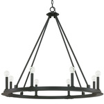 Pearson Chandelier - Black Iron