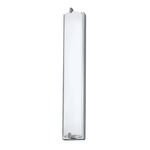 Alto Linear Wall Sconce - Chrome / Matte Opal