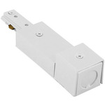 Track Live End BX Connector - White