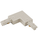 Track L Connector Left - Brushed Nickel
