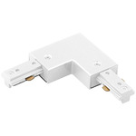 Track L Connector Left - White