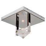 Elements of Love Ceiling Light - Chrome / Crystal