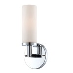 Sydney Wall Sconce - Chrome / Opal