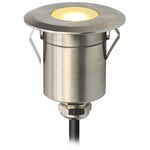 Round 3 Watt Step Light - Stainless Steel / Frosted