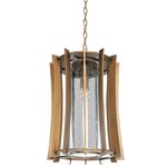 Ronan Outdoor Pendant - Modern Bronze / Clear Seedy