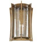 Ronan Outdoor Wall Sconce - Modern Bronze / Clear Seedy