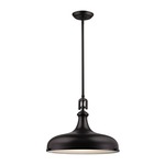 Rutherford Large Pendant - Oil Rubbed Bronze / Frosted