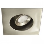 LEDme 1IN Square Adj Downlight / Housing / Transformer - Brushed Nickel